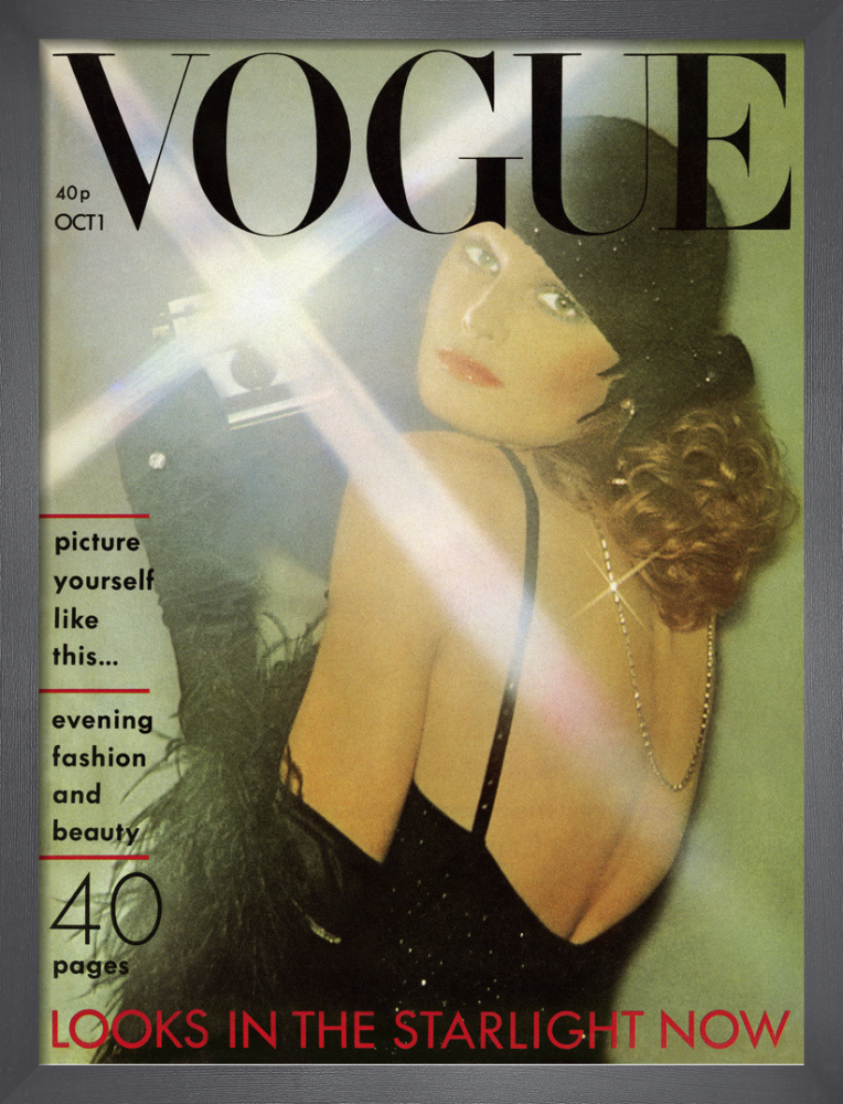 VOGUEポスター Vogue October 1974 Art Print by Oliviero Toscani | King & McGaw