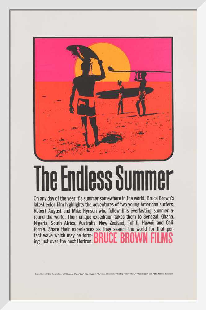 The Endless Summer Art Print by Cinema Greats | King & McGaw