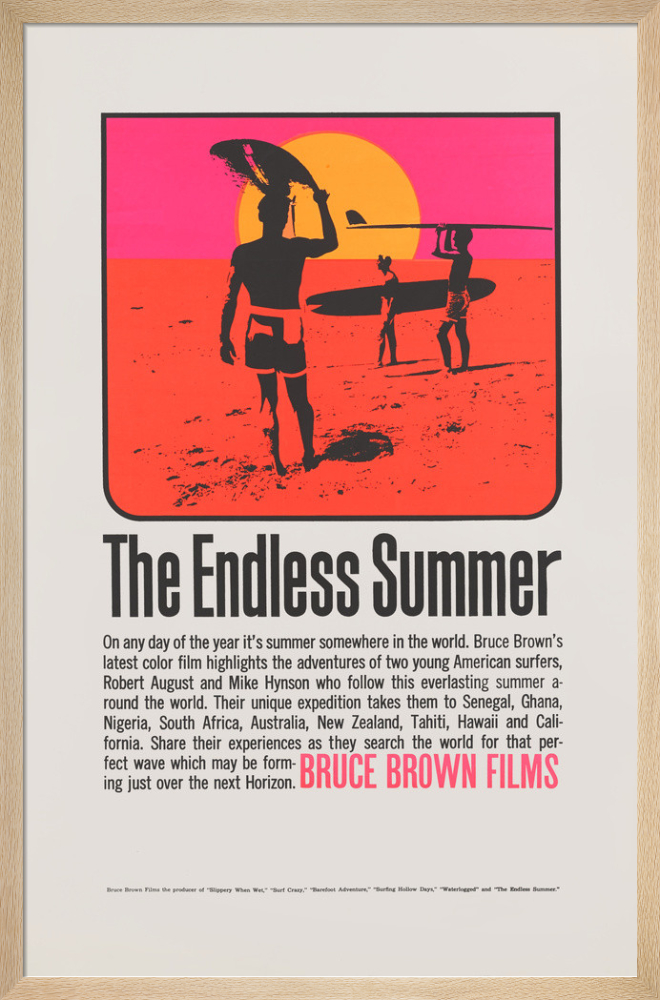 The Endless Summer Art Print by Cinema Greats | King & McGaw