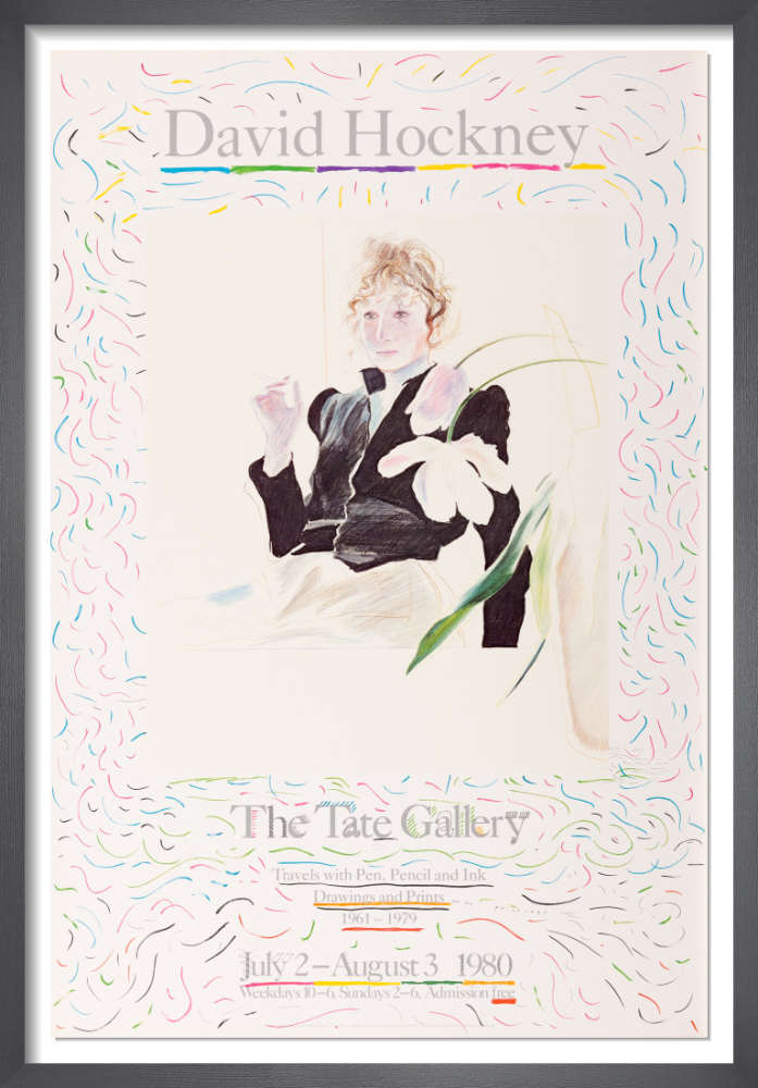 Tate Gallery 1980 Rare Poster by David Hockney | King & McGaw