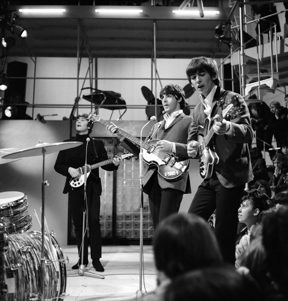 Around the Beatles Television Show, 1964 Art Print by PA Images | King ...