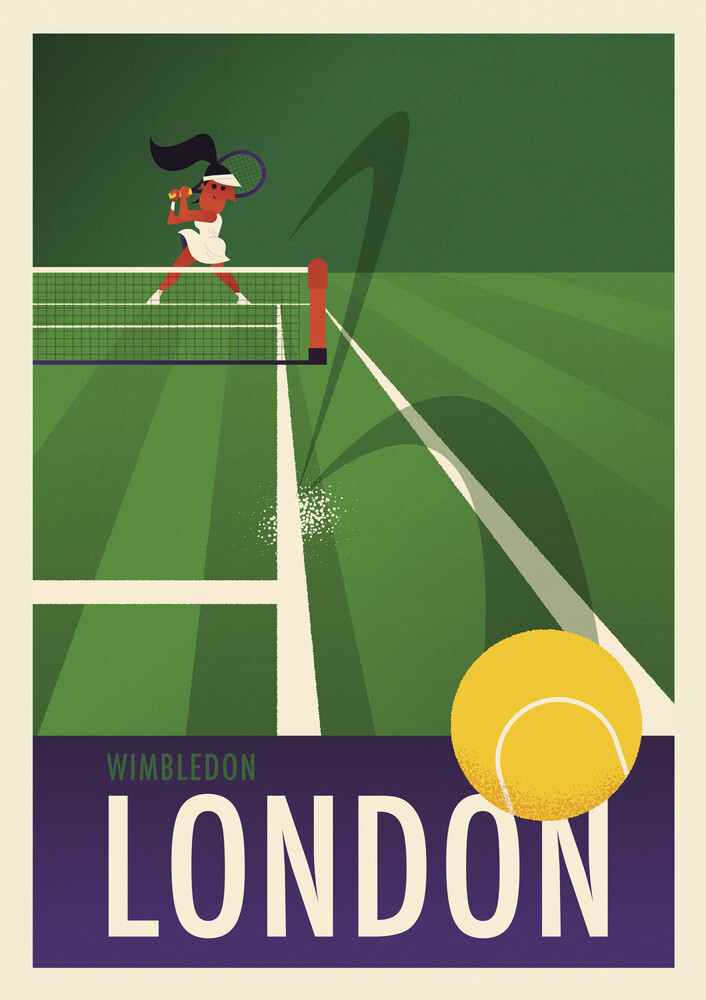 Wimbledon II Art Print by Spencer Wilson King & McGaw