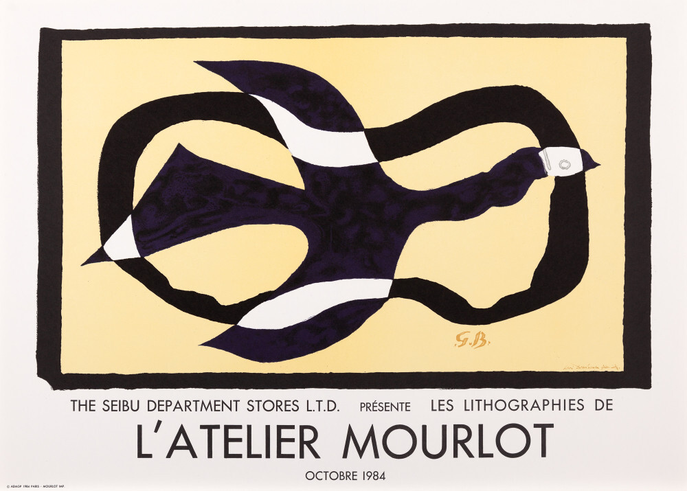 L'Atelier Mourlot Rare Poster by Georges Braque | King & McGaw