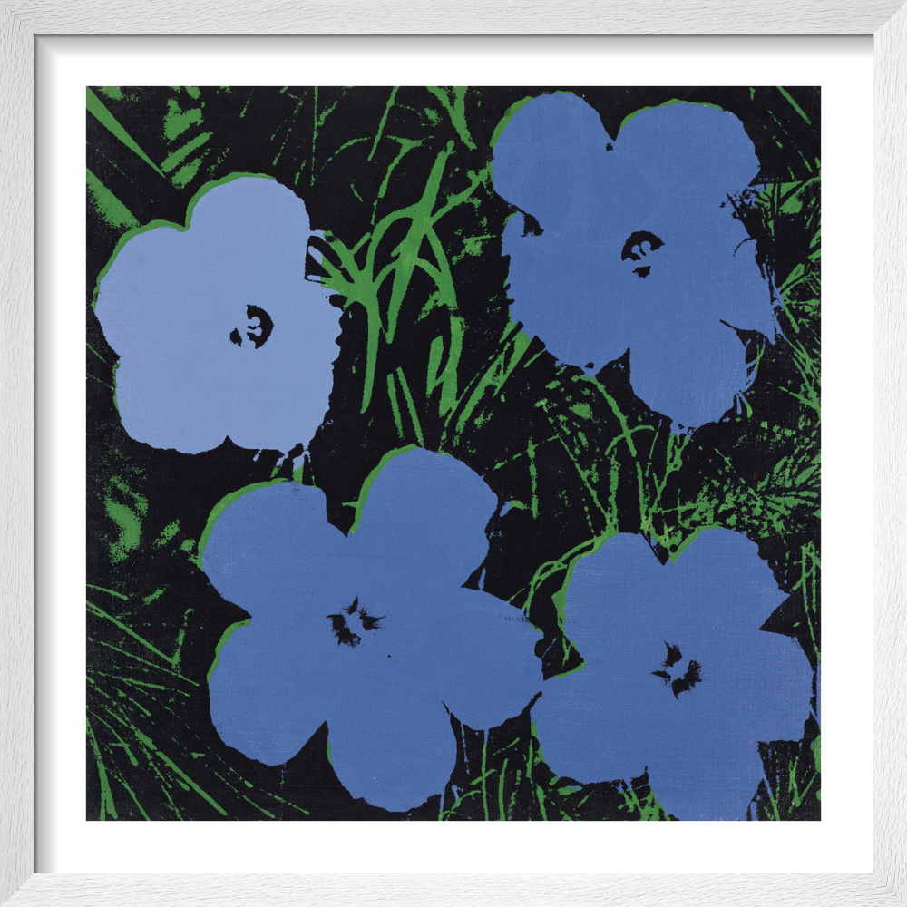 Flowers, 1964 (blue & green) Poster by Andy Warhol | King