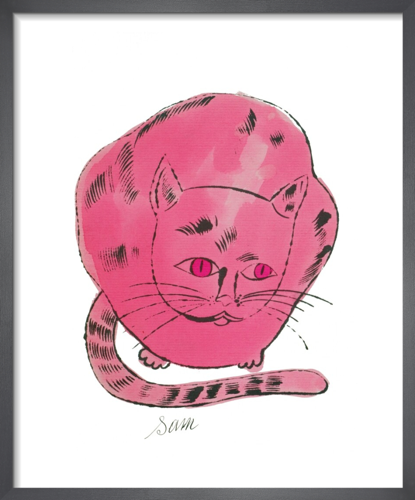【模写】【限定100部・証明書付】Andy Warhol「Sam（グリーン）」 模写】【限定100部・証明書付】Andy Warhol「Sam（グリーン