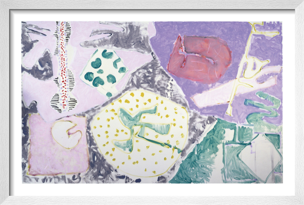 Pale Garden Painting : July - August 1984 Art Print by