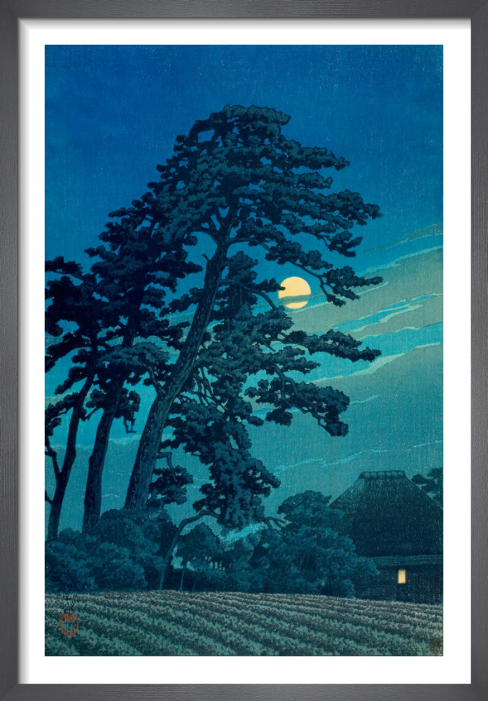 Amaina, Midnight Moon: Blue Color USA, Print for sale at Pamono