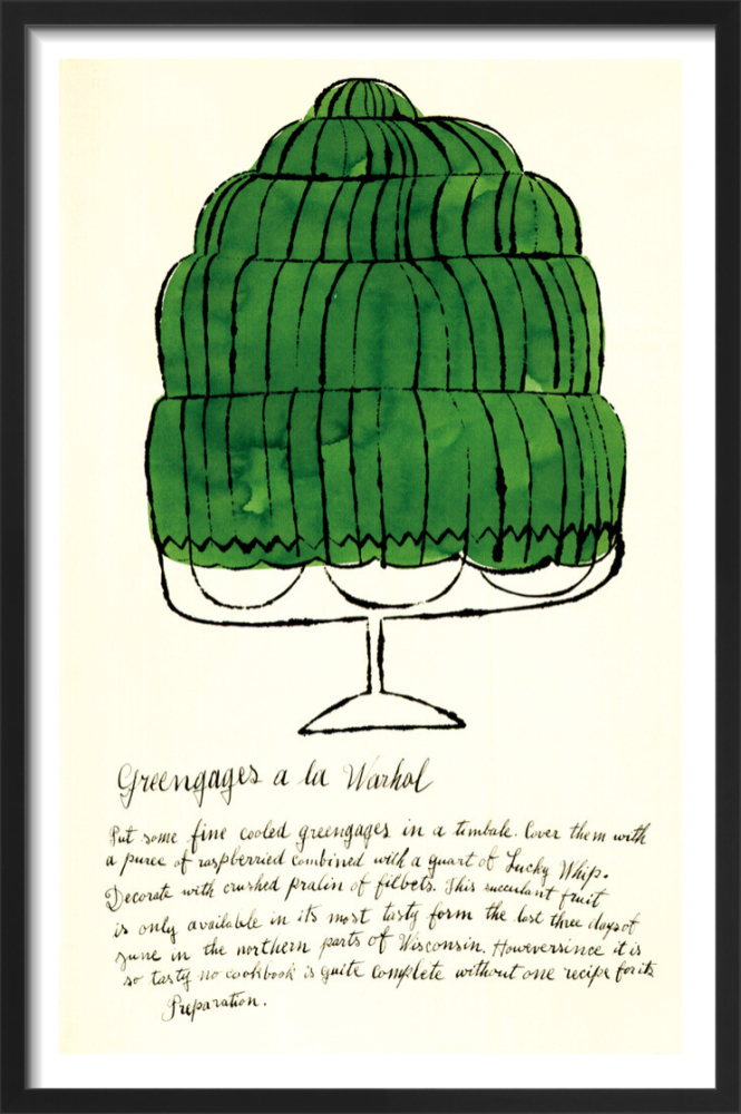 Wild Raspberries by Andy Warhol and Suzie Frankfurt, 1959 (green