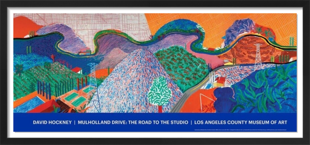 Mulholland Drive: The Road to the Studio, 1980 Poster by