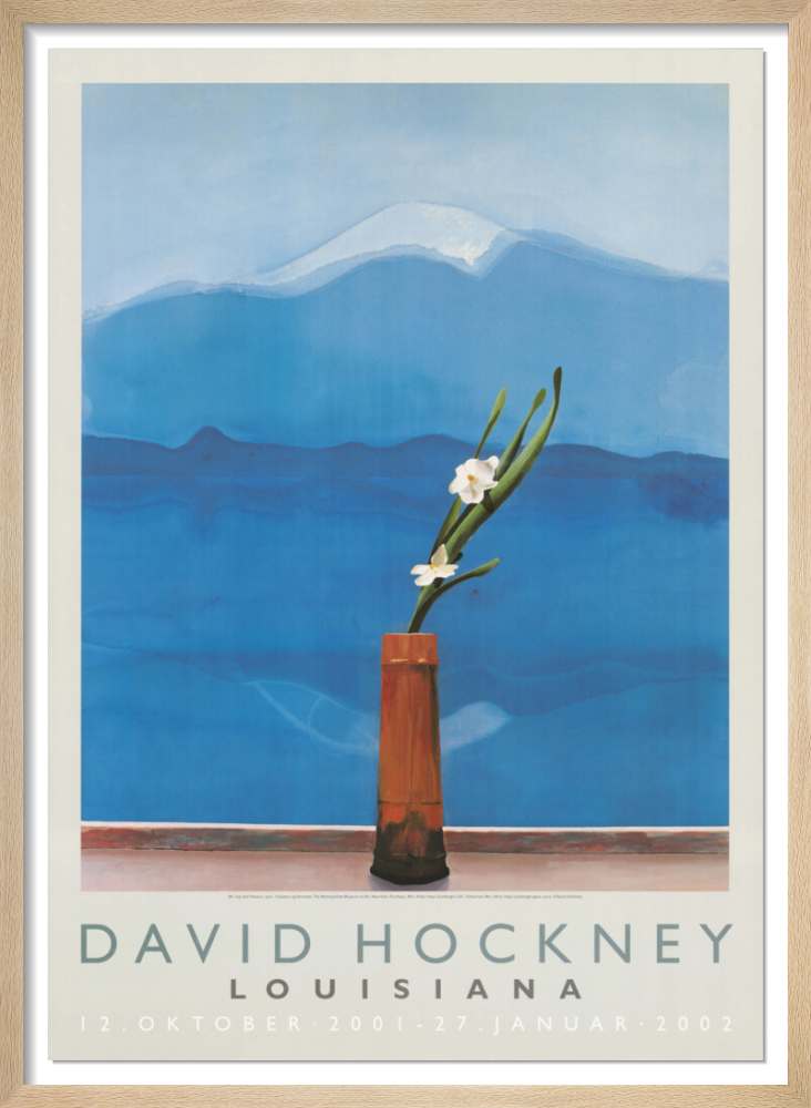 Mt. Fuji and Flowers, 1972 Poster by David Hockney | King & McGaw