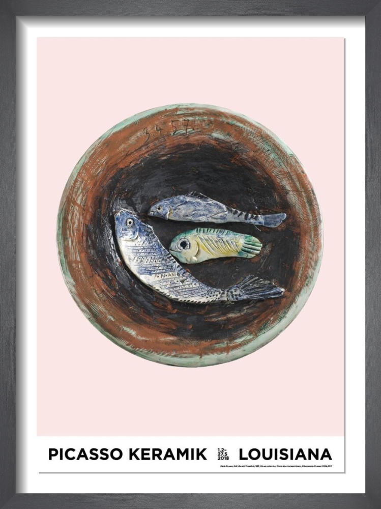 パブロ ピカソ アートポスター Stilllife with fish 1957 Pablo Picasso Still Life With Three Fish (1957) Original