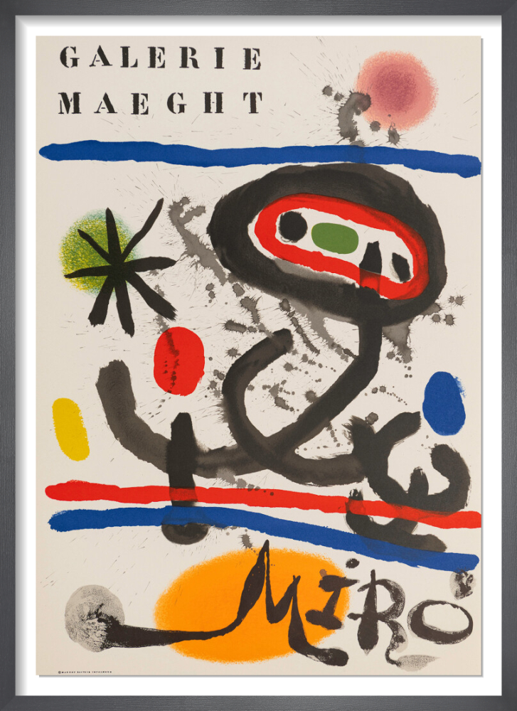 Galerie Maeght, 1961 Rare Poster by Joan Miró | King & McGaw