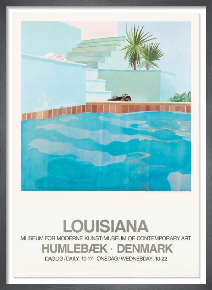 Pool and 1971 Poster by Hockney King & McGaw