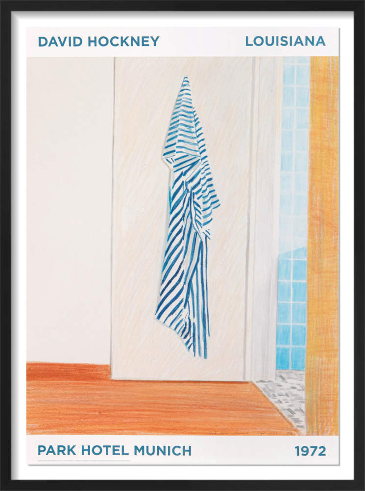 Park Hotel Munich (1972) Poster by David Hockney | King & McGaw