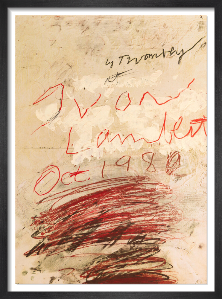 Yvon Lambert, 1980 Rare Poster by Cy Twombly | King & McGaw