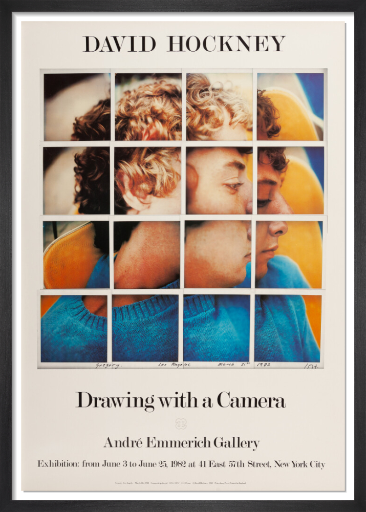 Drawing with a Camera, 1982 Rare Poster by David Hockney | King