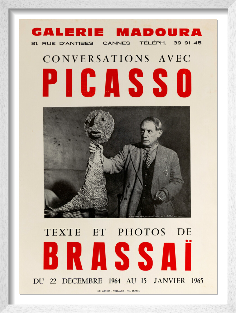 Conversations avec Picasso, 1965 Rare Print by Brassaï