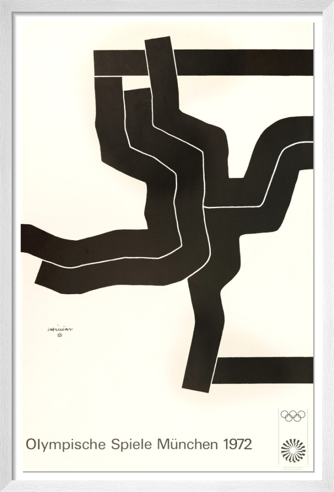 Olympic Games Munich, 1972 Rare Poster by Eduardo Chillida | King