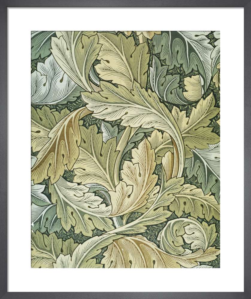 Acanthus wallpaper, 1875 Art Print by William Morris | King & McGaw