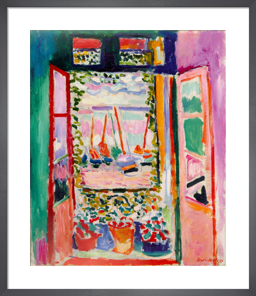The Open Window, Collioure, 1905 Art Print by Henri