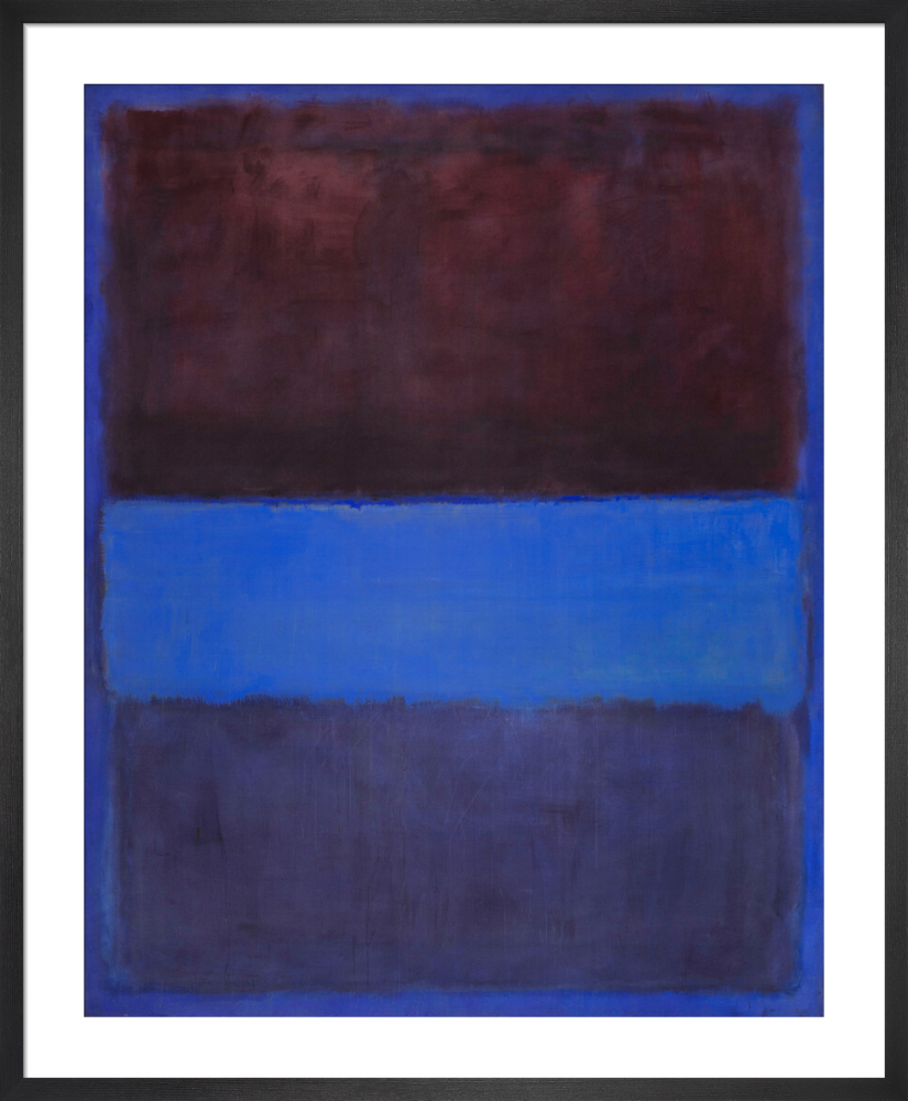 No 61 Rust And Blue Art Print By Mark Rothko King McGaw