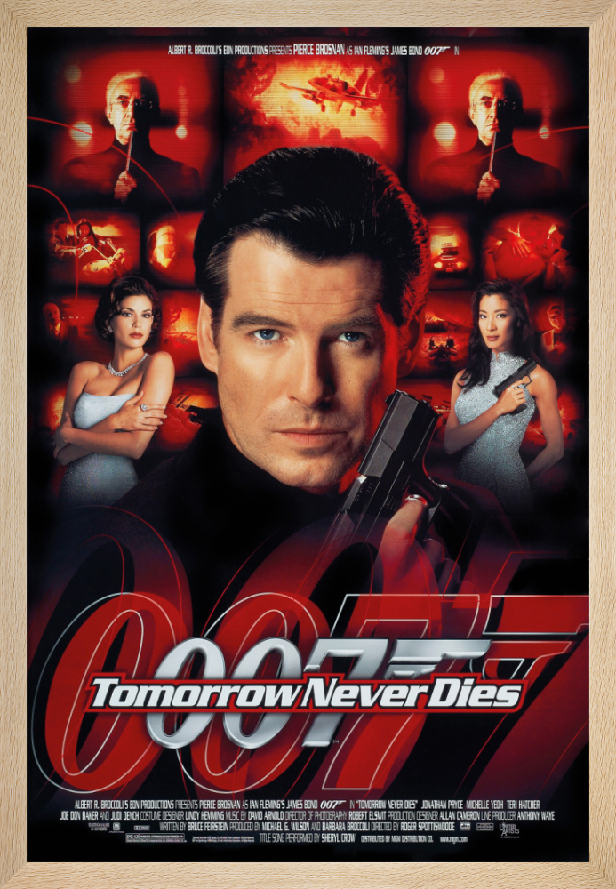 james bond tomorrow never dies poster