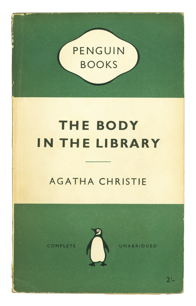 The Body in the Library Art Print from Penguin Books- Vintage Penguin
