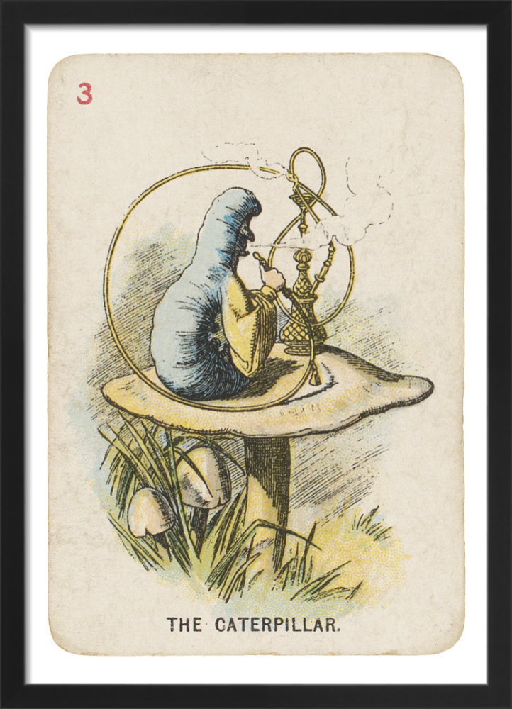 The Caterpillar Art Print by Sir John Tenniel | King u0026 McGaw