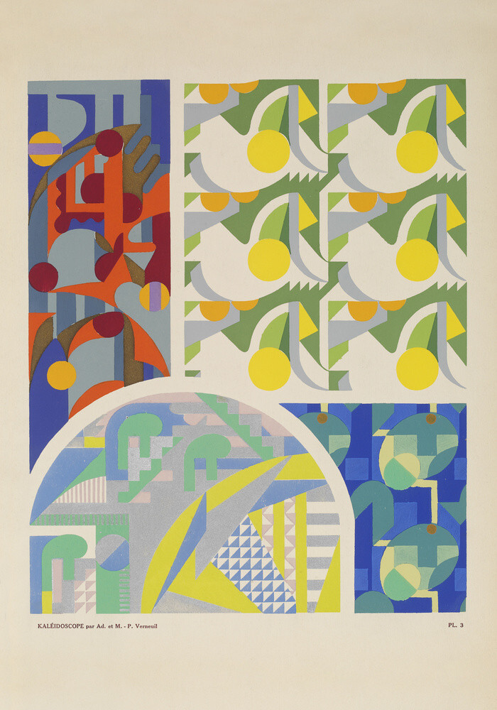 Plate 3 from Kaleidoscope, Paris, 1926 Art Print by Adam and Maurice ...
