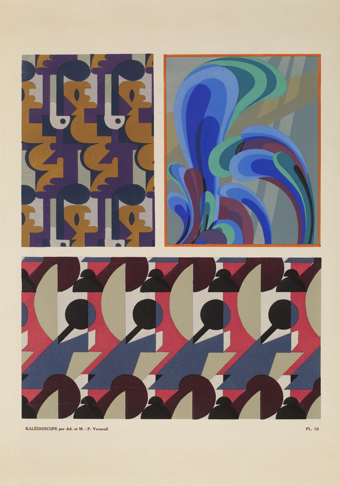 Plate 10 from Kaleidoscope, Paris, 1926 Art Print by Adam and Maurice ...