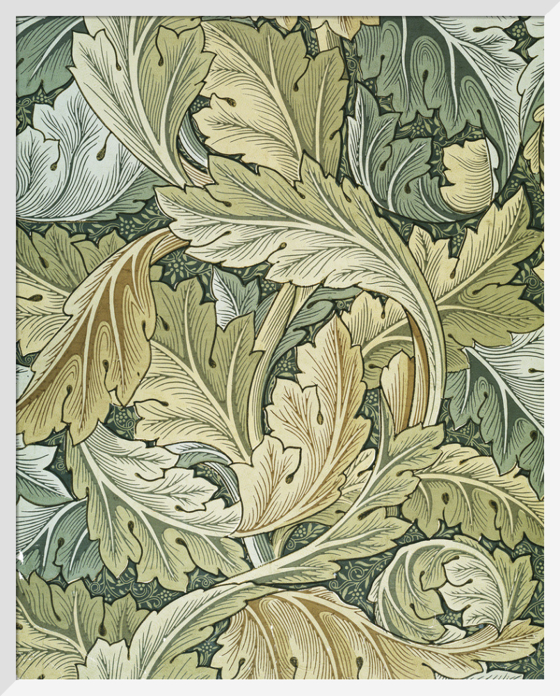 Acanthus' wallpaper design, 1875 - William Morris as art print or hand  painted oil.