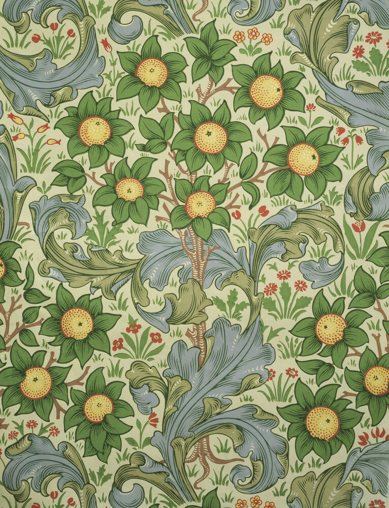 Orchard wallpaper, England, 1899 Art Print by John Henry Dearle | King ...