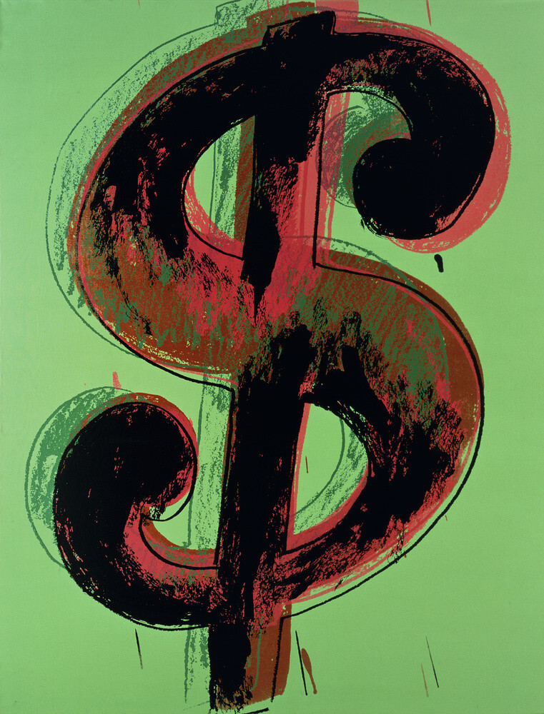 Dollar Sign, 1981 (green) Poster by Andy Warhol | King & McGaw