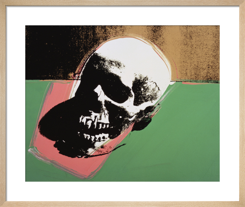 Skull, 1976 (green and pink) Poster by Andy Warhol | King