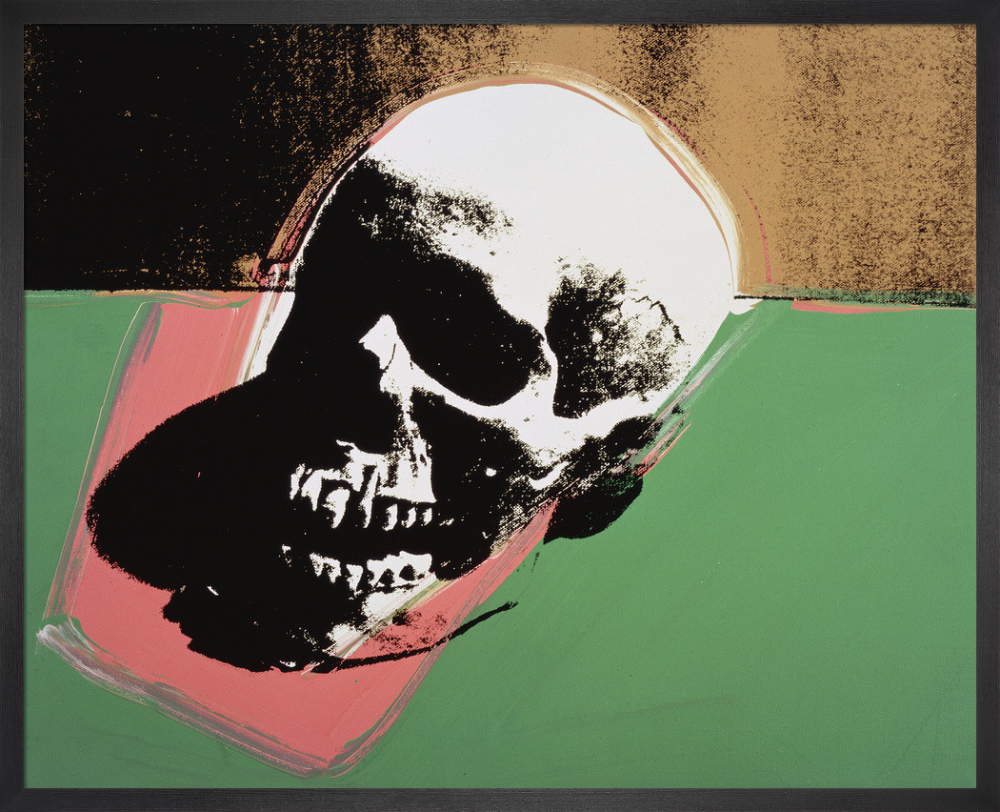 額装品/Skull /red 1976/アンディ ウォーホル Skull (red) 1976 Exhibition（アンディ ウォーホル） 額装品