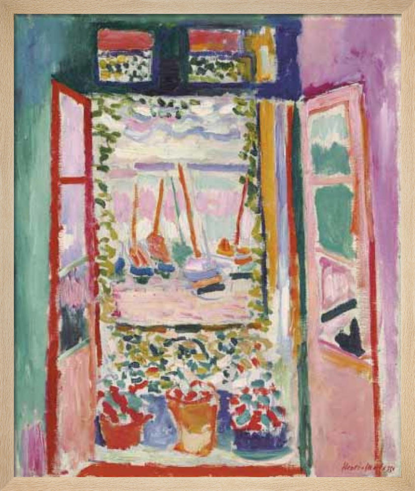 tuberculose Sortie Heel boos The Open Window, Collioure, 1905 Art Print by Henri Matisse | King & McGaw