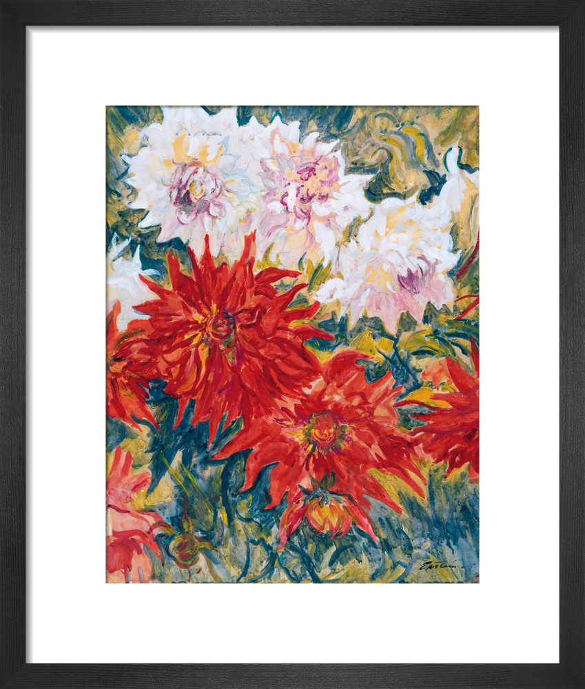 Dahlias, c.1936 Art Print by Sir Jacob Epstein | King & McGaw