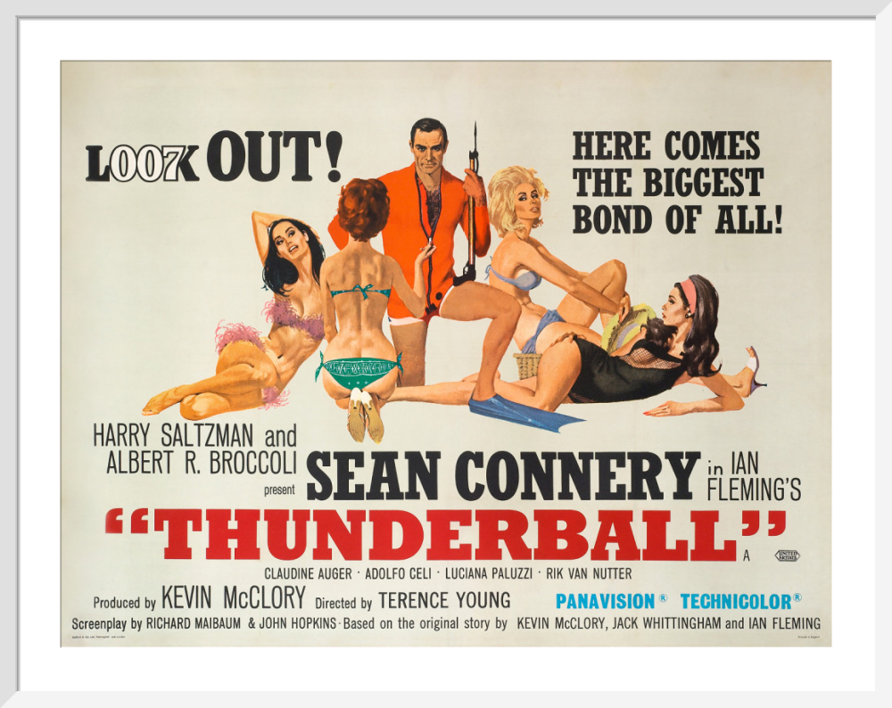 007 THUNDERBALL オリジナルプリント-