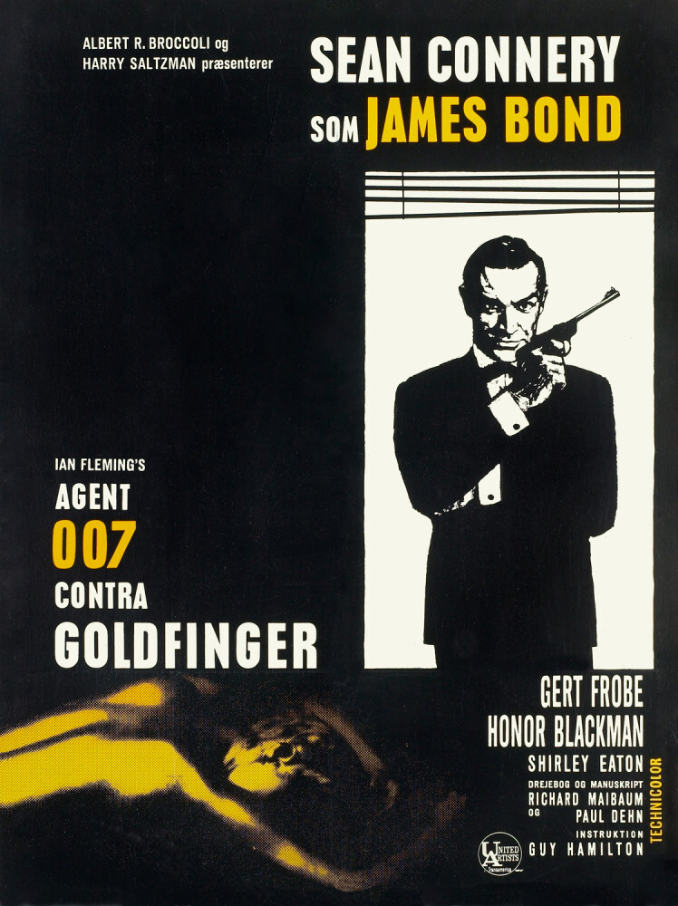 Goldfinger Art Print from James Bond Archive | King & McGaw