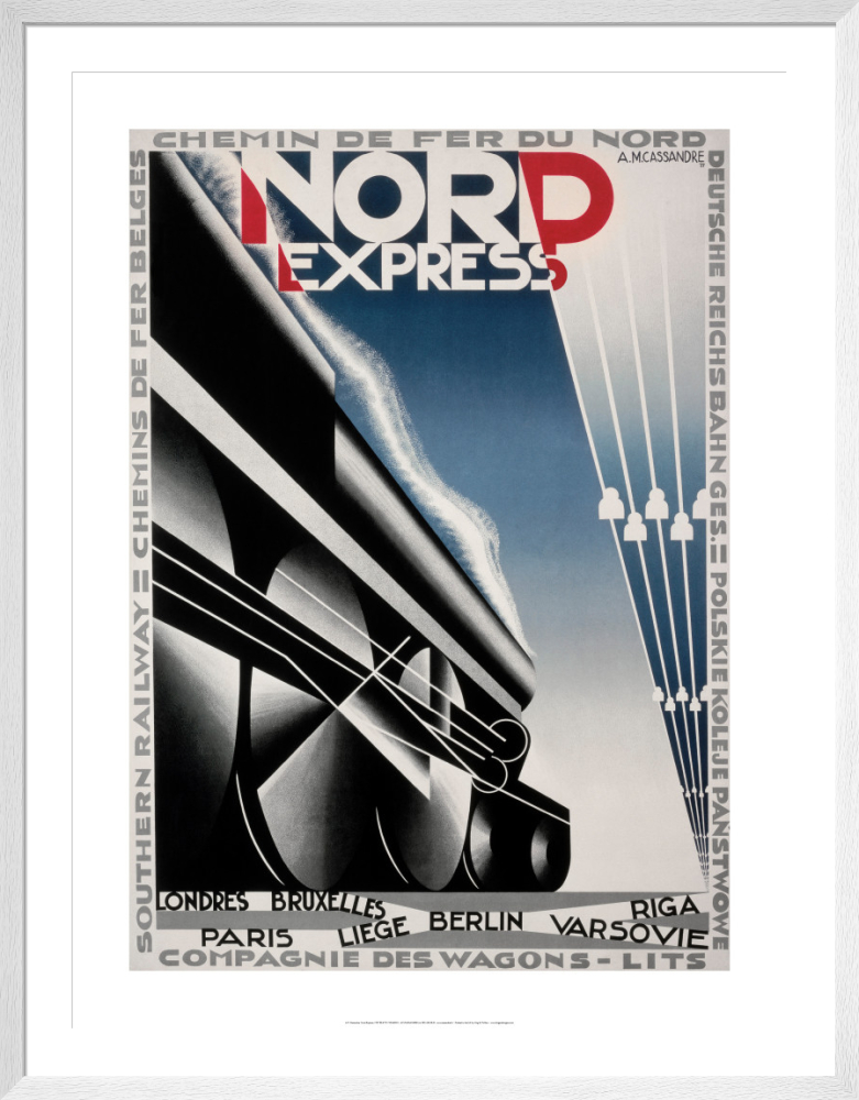 Nord Express Art Print by A.M. Cassandre | King & McGaw