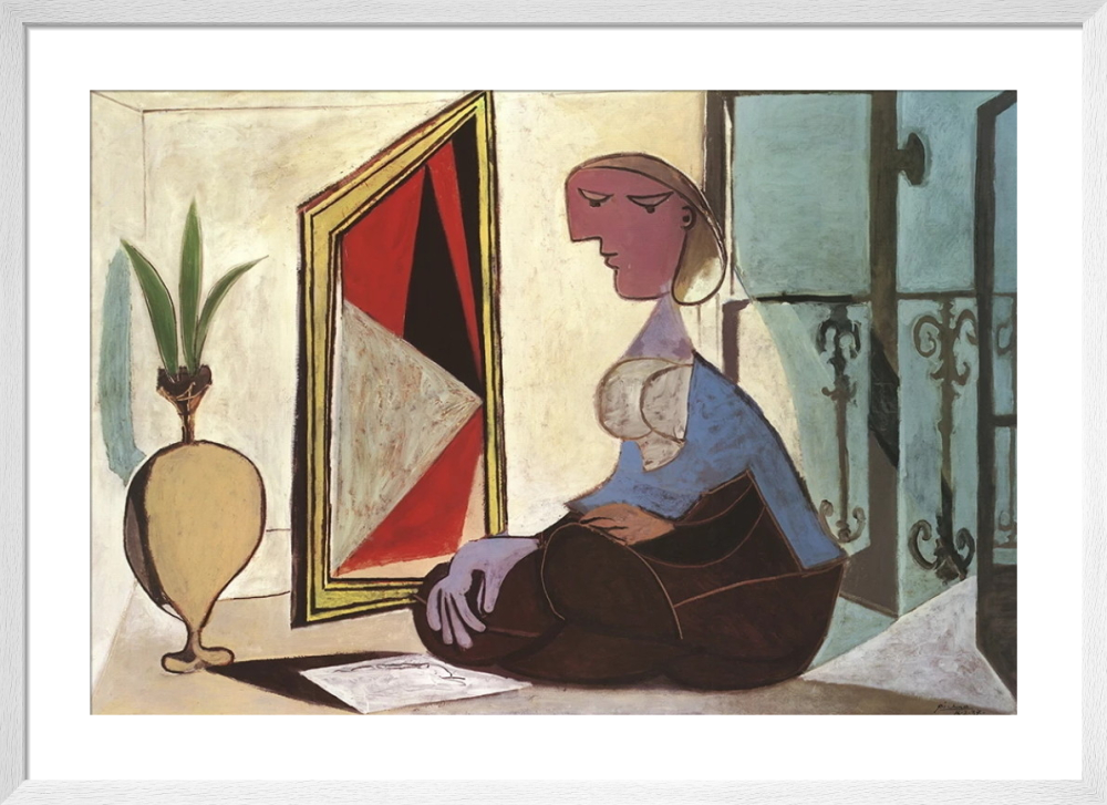 Femme au Miroir Art Print by Pablo Picasso | King u0026 McGaw