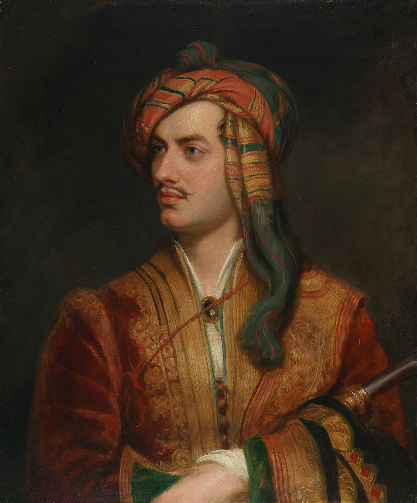 Lord Byron Circa 1835 Based On A Work Of 1813 Art Print By Thomas Phillips King And Mcgaw 