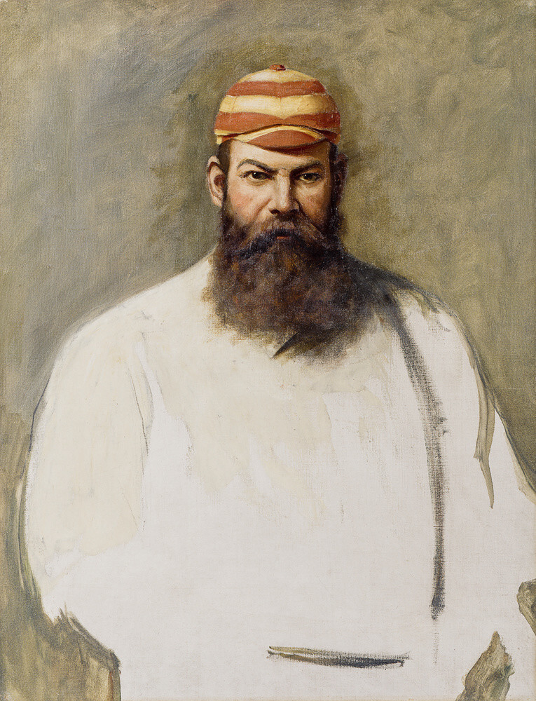 W.G. Grace, 18851905 Art Print by Archibald John Stuart Wortley King