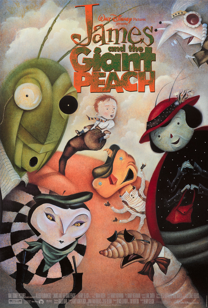 James And The Giant Peach 1996 Rare Poster By Rare Cinema Collection King And Mcgaw 6192