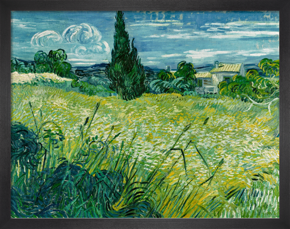 Wheat Field with Cypress, 1889 by Vincent van selling Gogh Canvas Art Print