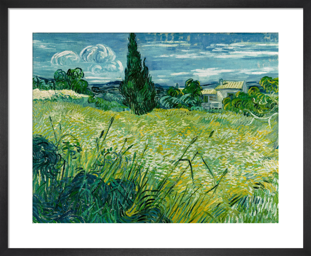 ゴッホ　Wheatfield with Mountains Wheatfield With Mountains in the Background by Vincent Van