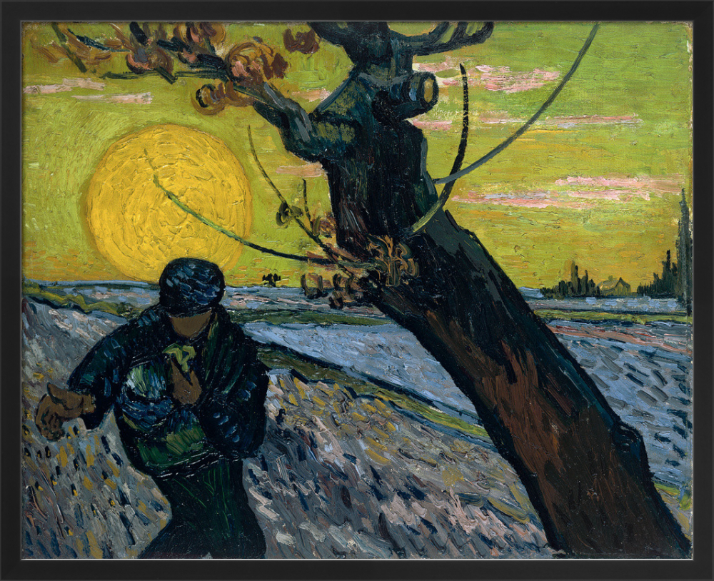 Amazon.co.jp: Vincent van Gogh-Sower 1888 キャンバスウォール