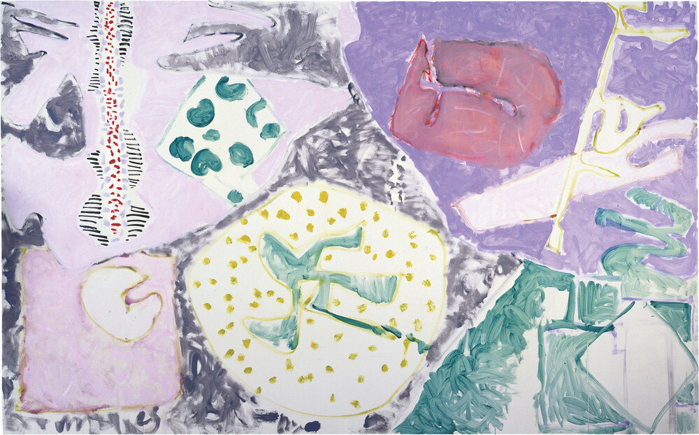 Pale Garden Painting : July - August 1984 Art Print by Patrick