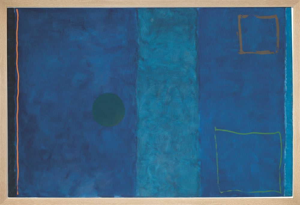 Blue Painting : September 1961 - September 1962 by Patrick Heron - art  print from King & McGaw