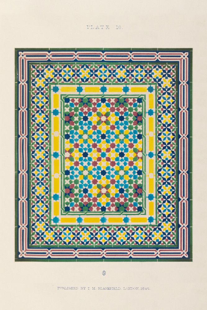 Decorative design, Designs for Mosaic and Tessellated Pavements, 1842 ...